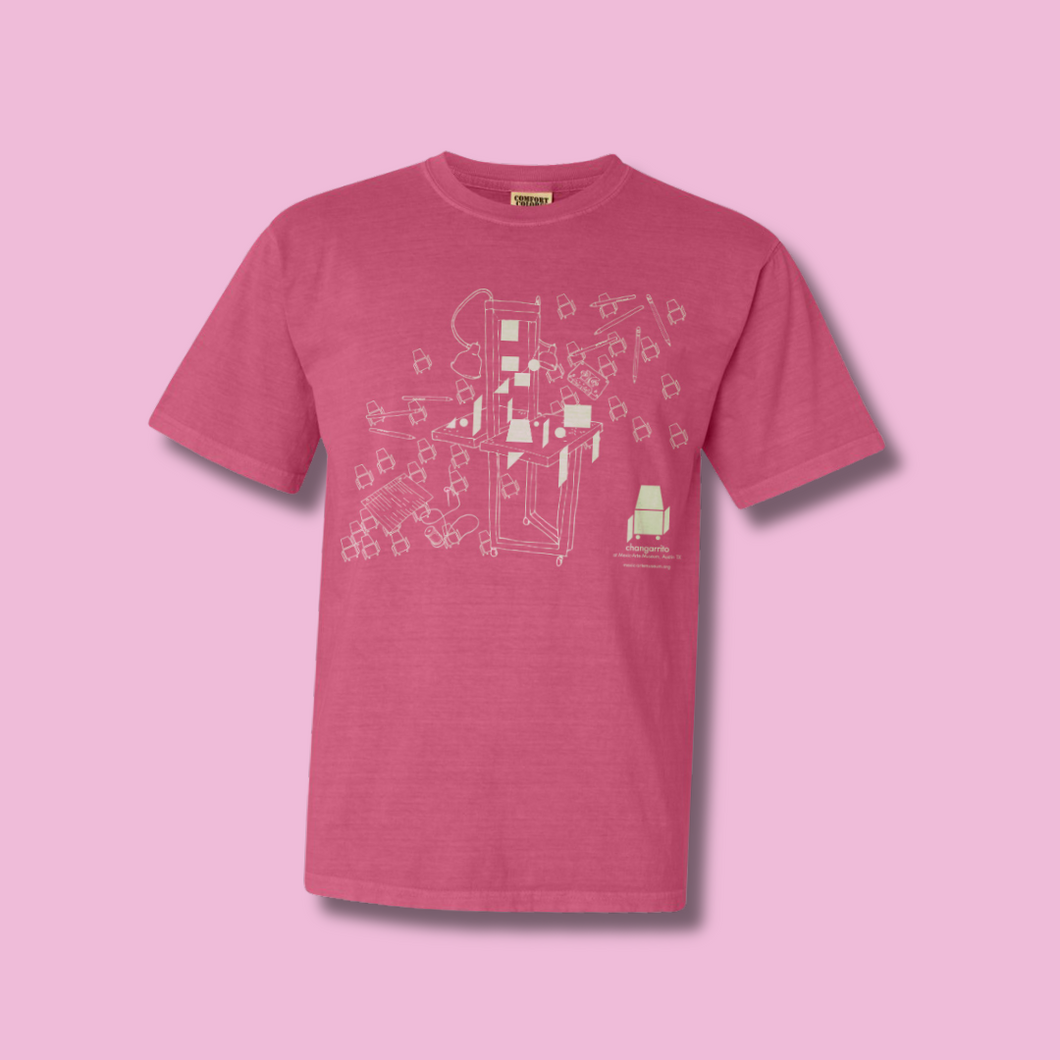 Changarrito Short Sleeve Pink T-Shirt